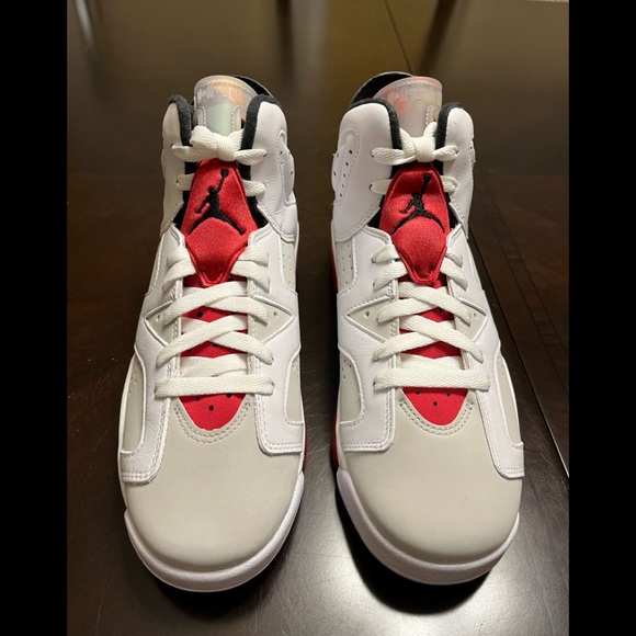 New Nike Air Jordan 6 Retro Hare Sneaker Shoes Size US 7Y / 8.5 W - Picture 5 of 12